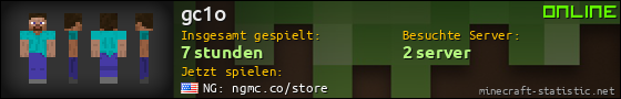 Benutzerleisten 560x90 für gc1o