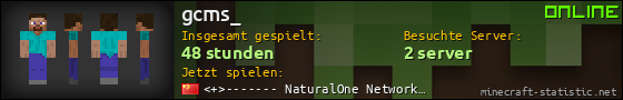 Benutzerleisten 560x90 für gcms_