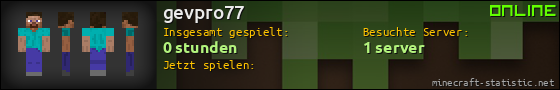 Benutzerleisten 560x90 für gevpro77