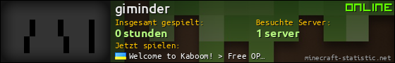 Benutzerleisten 560x90 für giminder