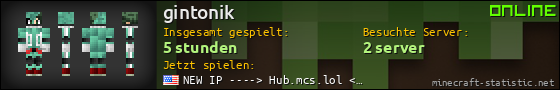 Benutzerleisten 560x90 für gintonik