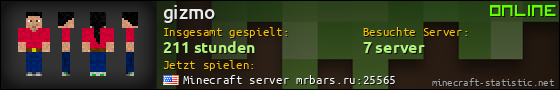 Benutzerleisten 560x90 für gizmo