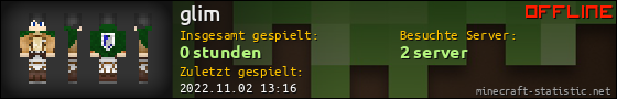 Benutzerleisten 560x90 für glim