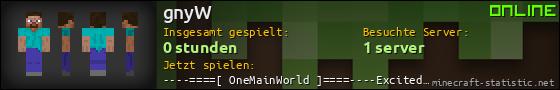 Benutzerleisten 560x90 für gnyW