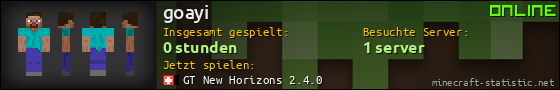 Benutzerleisten 560x90 für goayi