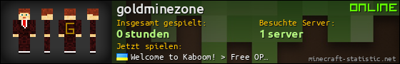 Benutzerleisten 560x90 für goldminezone