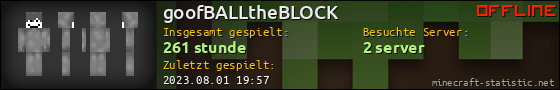 Benutzerleisten 560x90 für goofBALLtheBLOCK