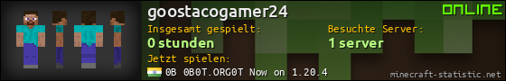 Benutzerleisten 560x90 für goostacogamer24