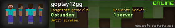 Benutzerleisten 560x90 für goplay12gg