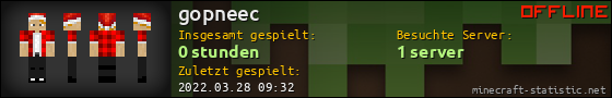 Benutzerleisten 560x90 für gopneec
