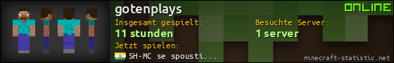 Benutzerleisten 560x90 für gotenplays