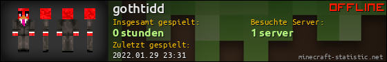 Benutzerleisten 560x90 für gothtidd