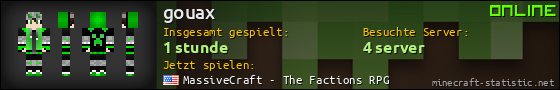 Benutzerleisten 560x90 für gouax