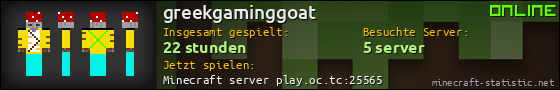 Benutzerleisten 560x90 für greekgaminggoat