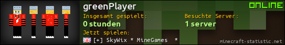 Benutzerleisten 560x90 für greenPlayer