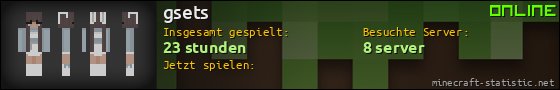 Benutzerleisten 560x90 für gsets
