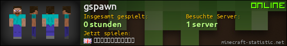 Benutzerleisten 560x90 für gspawn