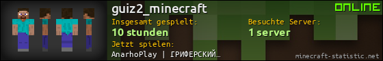 Benutzerleisten 560x90 für guiz2_minecraft