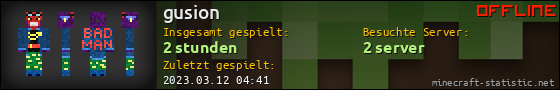 Benutzerleisten 560x90 für gusion