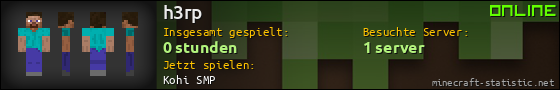 Benutzerleisten 560x90 für h3rp