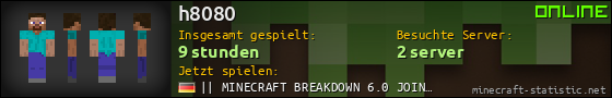 Benutzerleisten 560x90 für h8080