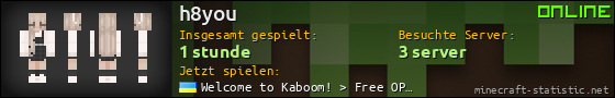 Benutzerleisten 560x90 für h8you