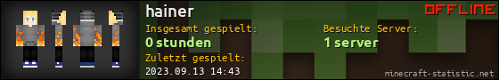 Benutzerleisten 560x90 für hainer