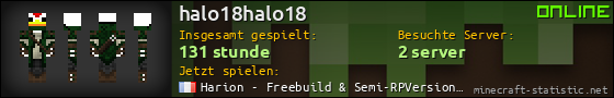 Benutzerleisten 560x90 für halo18halo18