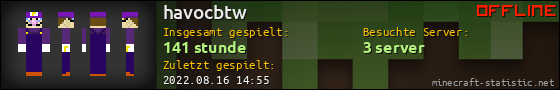 Benutzerleisten 560x90 für havocbtw