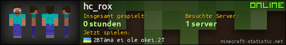 Benutzerleisten 560x90 für hc_rox