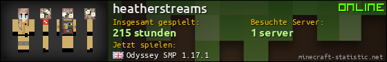 Benutzerleisten 560x90 für heatherstreams