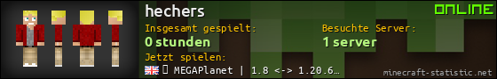 Benutzerleisten 560x90 für hechers