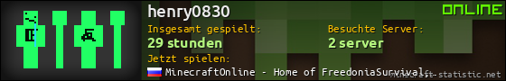 Benutzerleisten 560x90 für henry0830