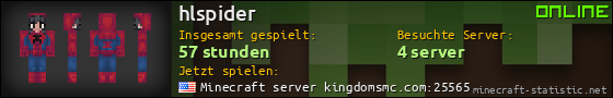 Benutzerleisten 560x90 für hlspider