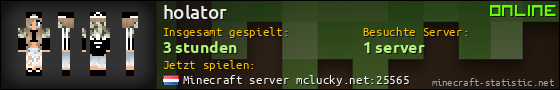 Benutzerleisten 560x90 für holator