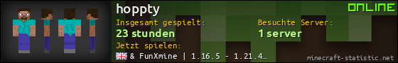 Benutzerleisten 560x90 für hoppty