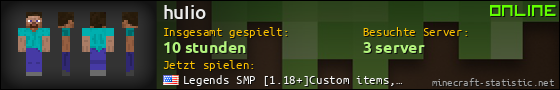 Benutzerleisten 560x90 für huIio