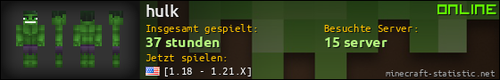 Benutzerleisten 560x90 für hulk