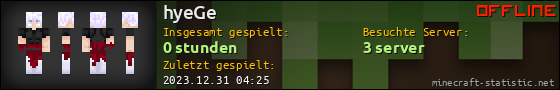 Benutzerleisten 560x90 für hyeGe