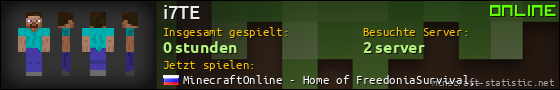 Benutzerleisten 560x90 für i7TE