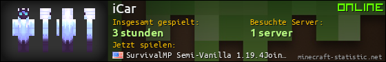Benutzerleisten 560x90 für iCar