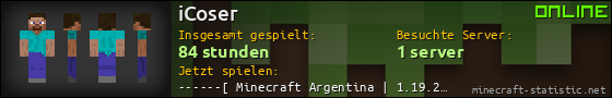 Benutzerleisten 560x90 für iCoser