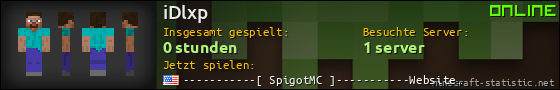 Benutzerleisten 560x90 für iDlxp