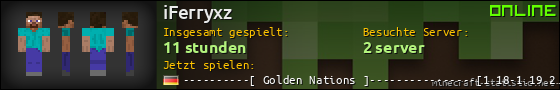 Benutzerleisten 560x90 für iFerryxz