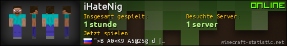 Benutzerleisten 560x90 für iHateNig