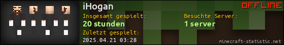 Benutzerleisten 560x90 für iHogan