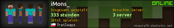 Benutzerleisten 560x90 für iMons_