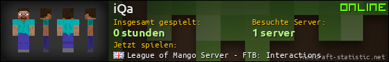 Benutzerleisten 560x90 für iQa