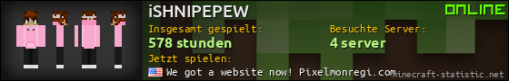 Benutzerleisten 560x90 für iSHNIPEPEW