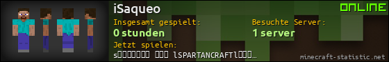 Benutzerleisten 560x90 für iSaqueo